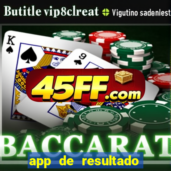 app de resultado de jogos